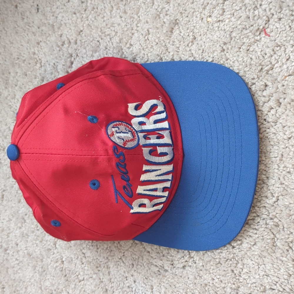 Texas rangers baseball hat